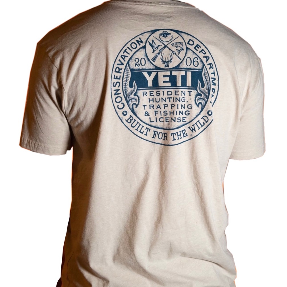 Yeti Trapping License t shirt